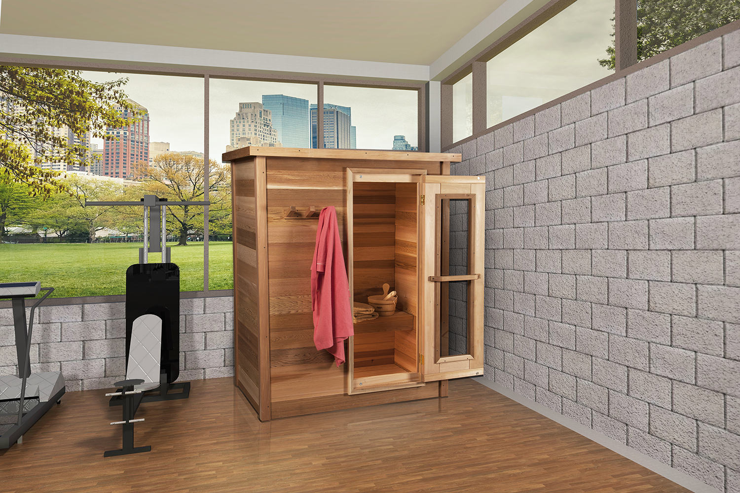 Pre Fab Cabin Sauna Kits Indoor Red Cedar Home Saunas